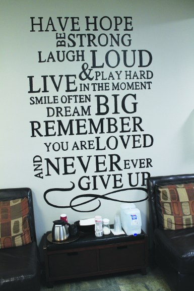 This sign greets clients as they enter Boise’s Pathways Community Crisis Center of Southwest Idaho in Boise. These crisis centers are designed to offer an effective alternative to hospitalization and incarceration to people who may be in mental health or substance-use related crisis.